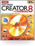 Easy Media Creator 8 Deluxe Suite -Boxed